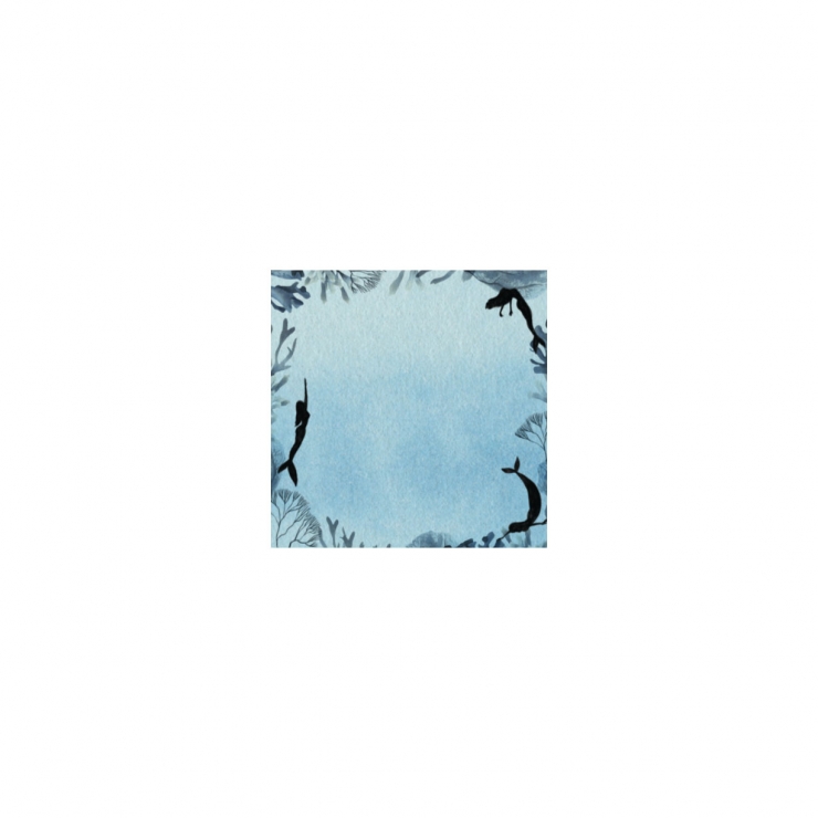 Mini bloc Océano Azul 6x6cm