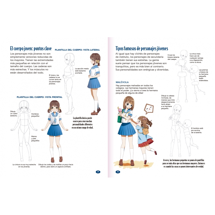Guía maestra para dibujar chicas anime