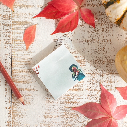 Mini bloc Autumn Girls 6x6cm