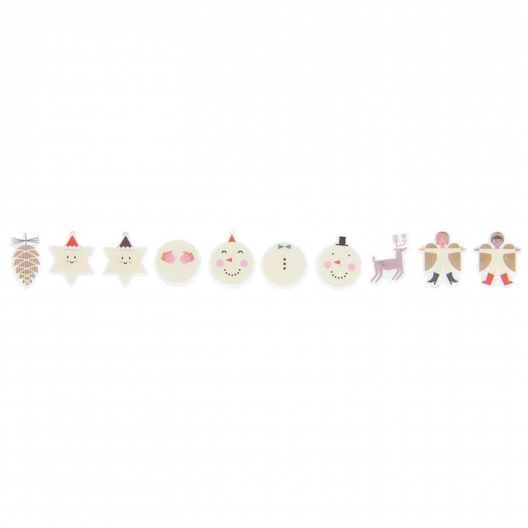 Washi sticker I Love Christmas Figuritas