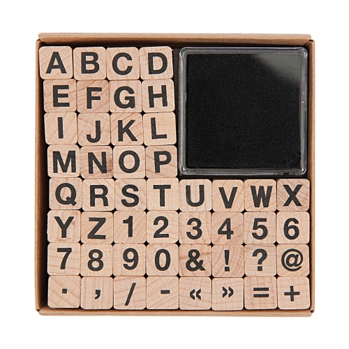 Set de mini sellos y tinta...