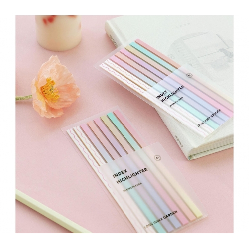 Set marcadores Index long...