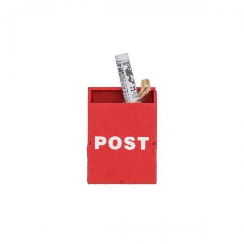 Buzón con periódico en...