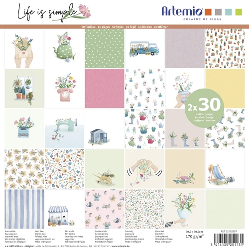 Bloc 2 x 30 papeles de 30 x...