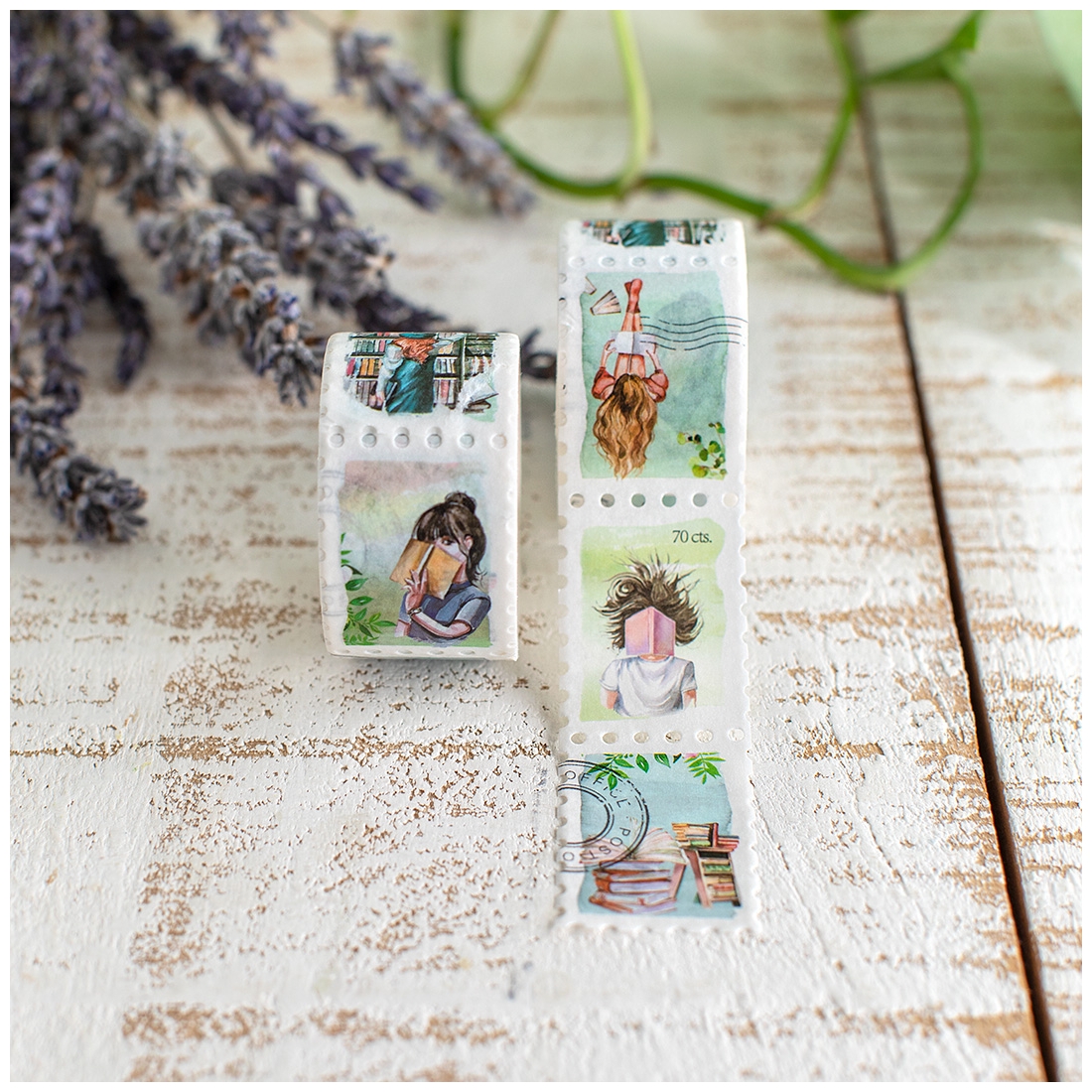Stamp Washi Spring Girls A