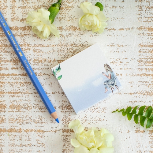 Mini bloc Spring Girls 6x6cm