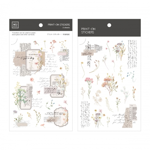 2 Pegatinas transferibles...