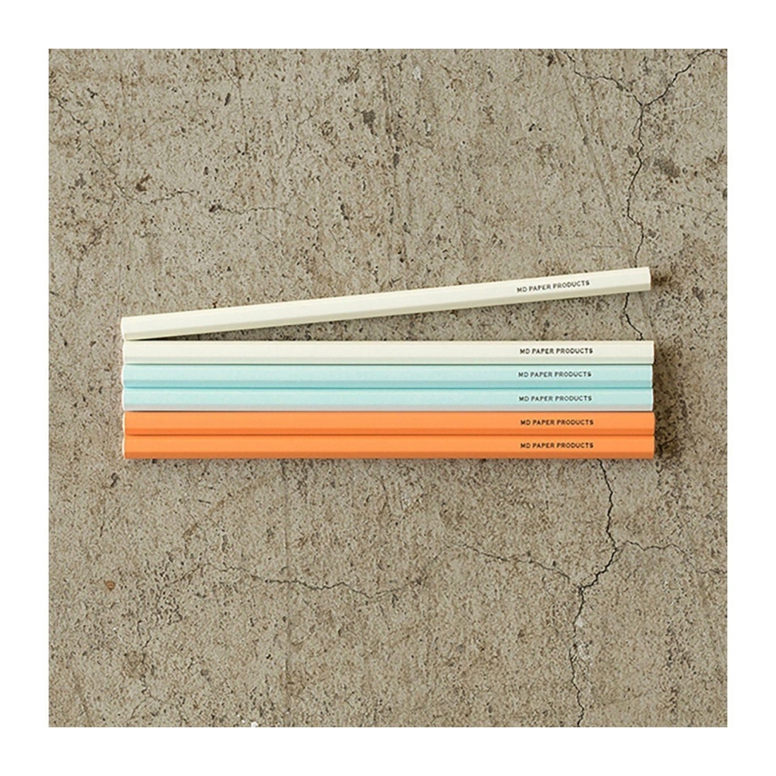 Set de 6 lápices de colores MD Paper