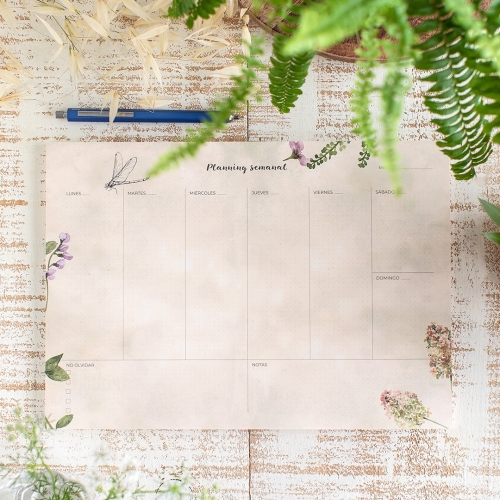 Planificador semanal...