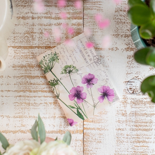 Libreta Grapada Flower...