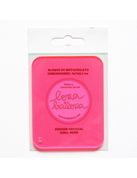 PREVENTA Base para sellos clear Lora Bailora