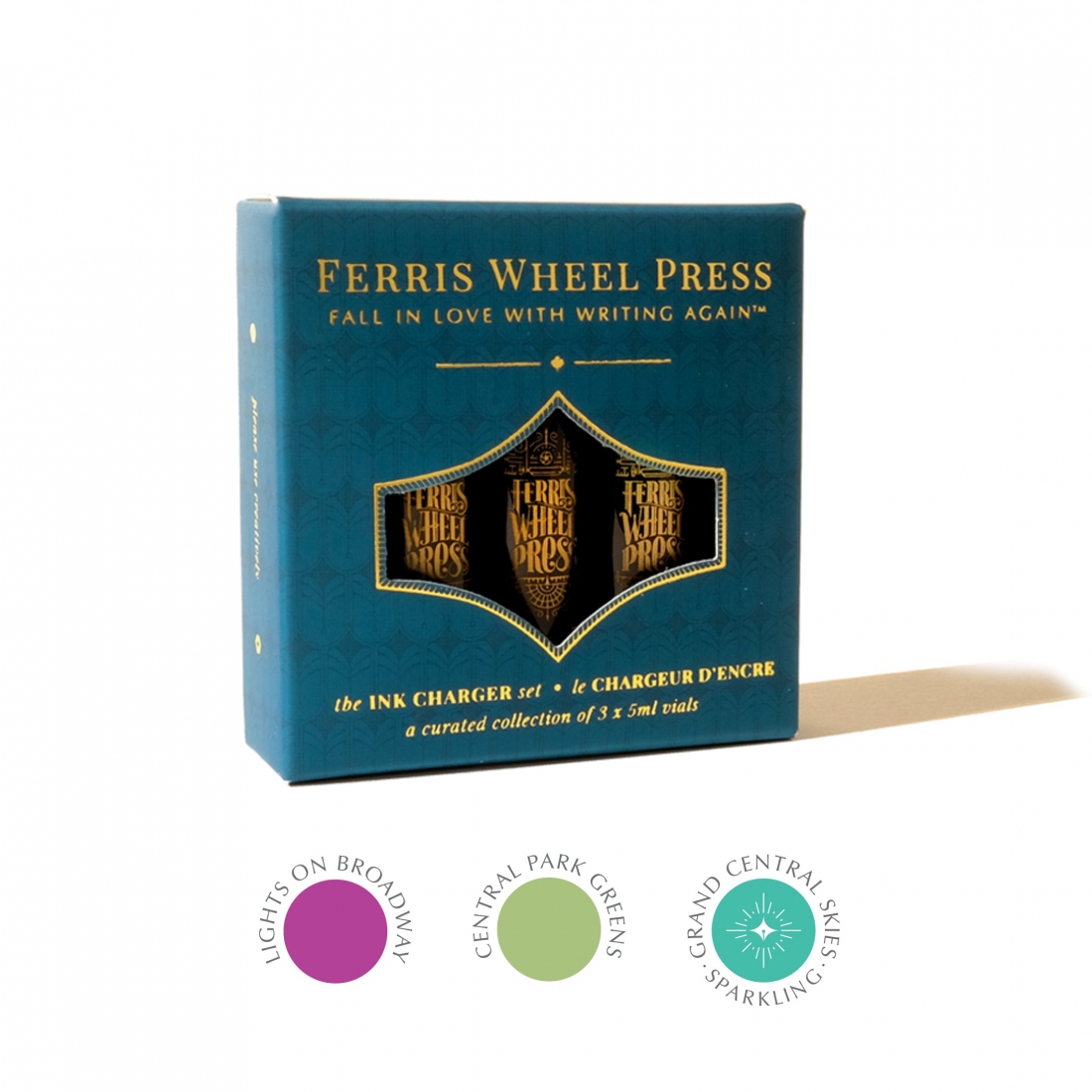 Pack 3 mini tintas Ferris Wheel Press