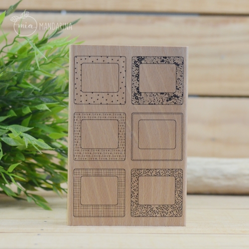 Sello Seis pequeñas...