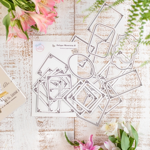21 Die cuts Antique Memories B