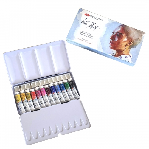 Caja 21 acuarelas en tubo...
