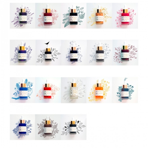 Tintas de caligrafía 30 ml...