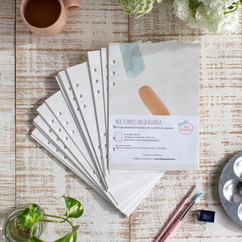Pack 25 Papeles A5 300 gr...