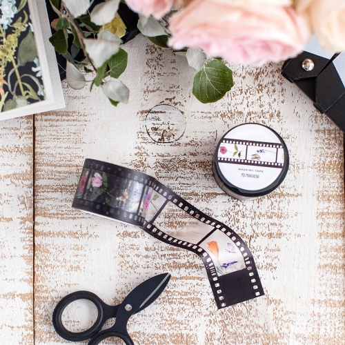 Masking tape Night Bloom I