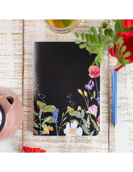 Libreta grapada A (malla puntos) A5 Night Bloom
