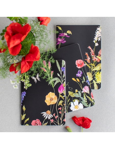 Libreta grapada A (malla puntos) A5 Night Bloom