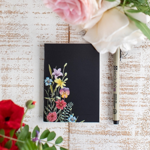Libreta grapada Night Bloom...