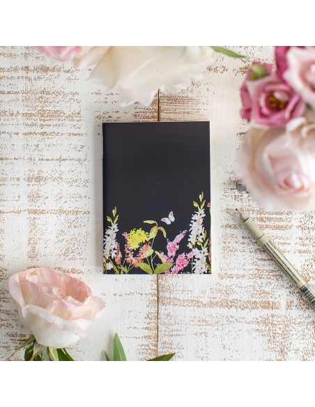 Libreta grapada Night Bloom B (P. semanal atemporal) 8.9 x 12.4 cm
