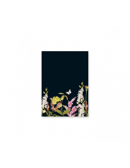 Libreta grapada Night Bloom B (P. semanal atemporal) 8.9 x 12.4 cm