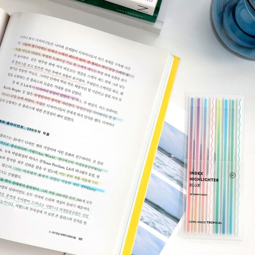 Set marcadores Index long...