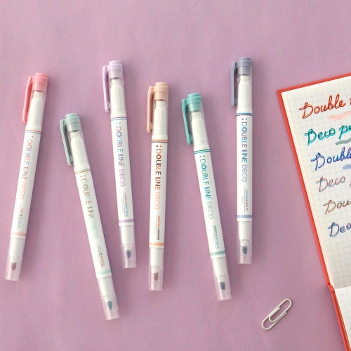 Pack 3 Bolis doble línea y...