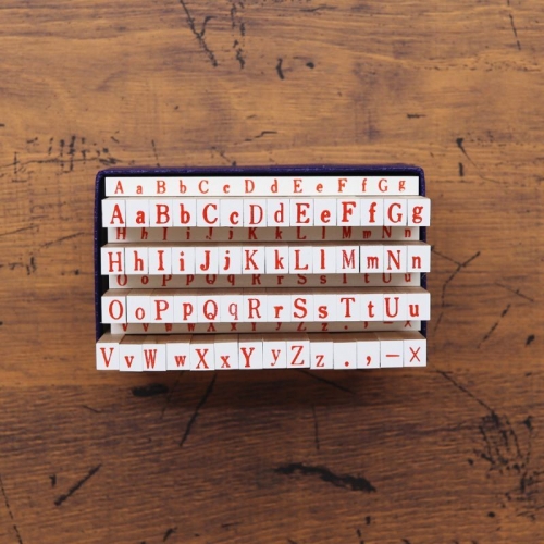 Set 56 sellos Alfabeto Mini...