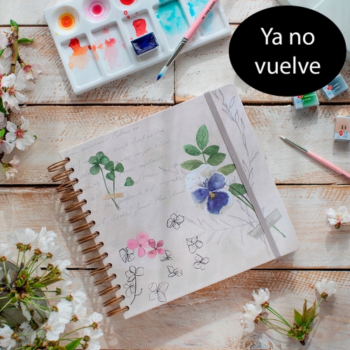 Cuaderno Vintage Garden...