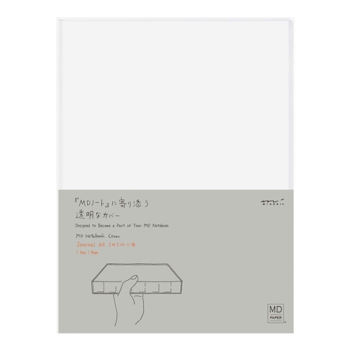 Funda clear para cuaderno...