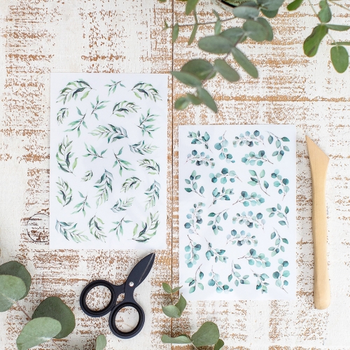 2 hojas Pegatinas...