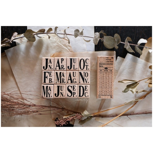 Pack 13 sellos de madera...