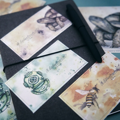 Set de papeles secantes...