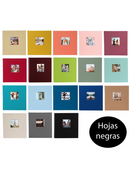 Album Bella Vista Hojas Negras 30x31 cm - Goldbuch