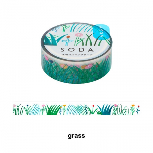 Masking tape Grass SODA...