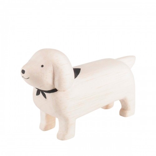 Perro Dachshund blanco Pole...