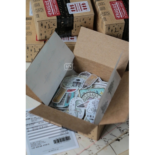 Cajita mailing pegatinas...