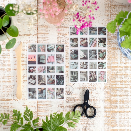 2 hojas Pegatinas...