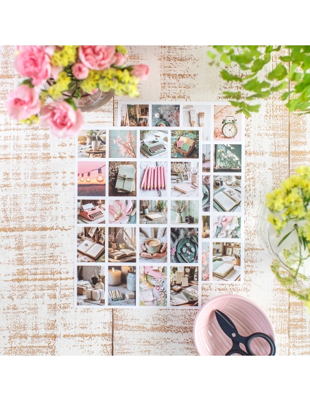 2 hojas Pegatinas My Cozy Cottage C (sin troquel)