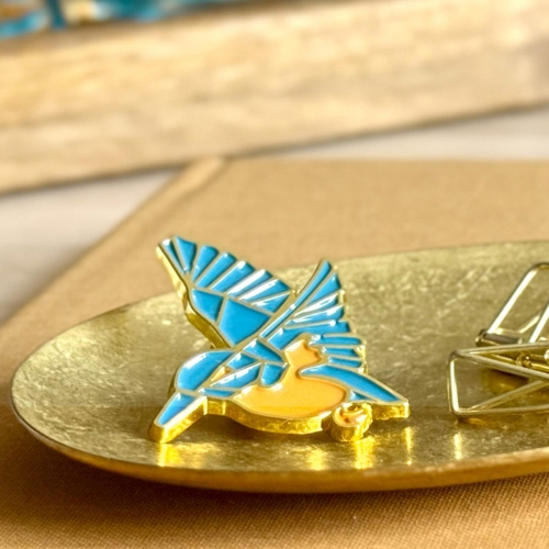 Pin Kingfisher Bird Esterbrook