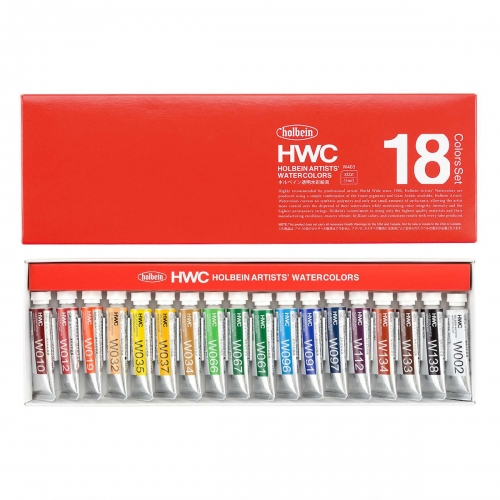 Set 18 acuarelas en tubo...