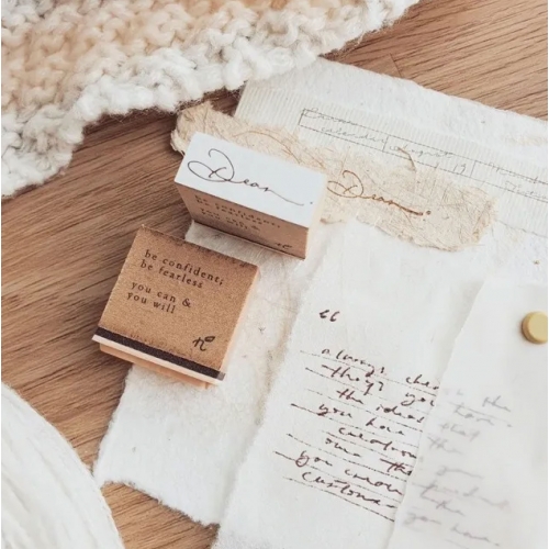 Sello de madera Dear -...