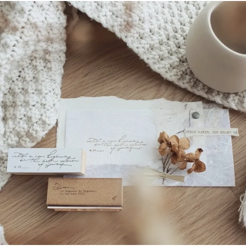 Sello de madera Dear -...