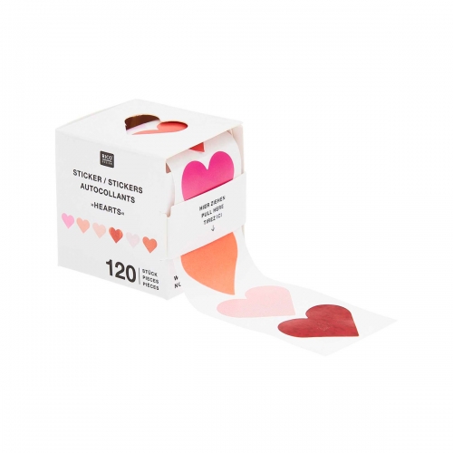 Rollo Pegatinas Corazones...