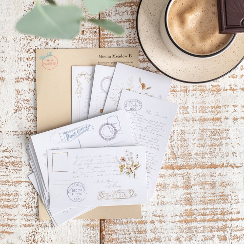 16 Die cuts Mocha Meadows B