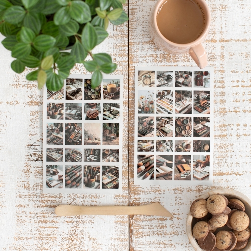 2 hojas Pegatinas...