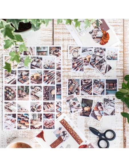 2 hojas Pegatinas Mocha Meadows A (sin troquel)