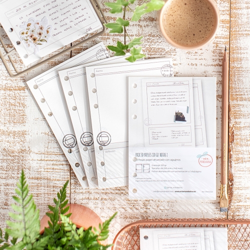 Pack 50 Papeles A6 120 gr...